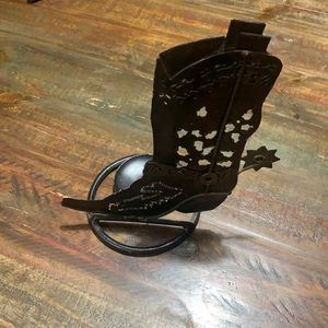 Western candle holder